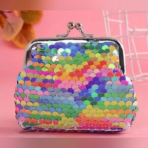 Free Add On To Any Purchase Colorful Sequin Clutch
